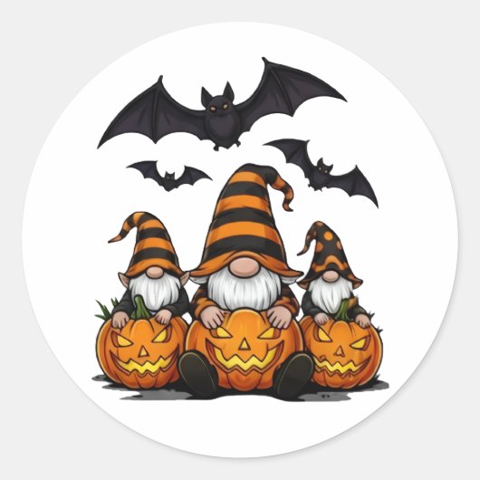 Halloween Kabouter Sticker (Voorkant)