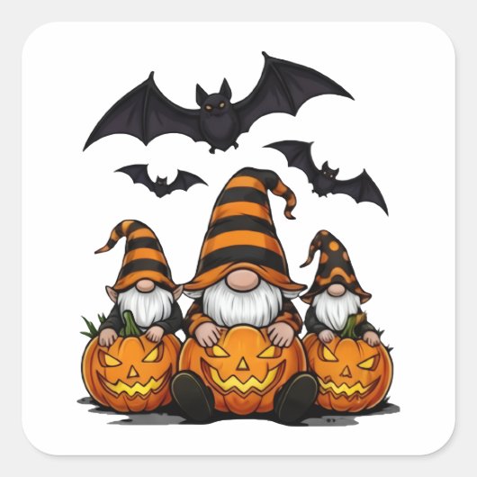 Halloween Kabouter Sticker (Voorkant)