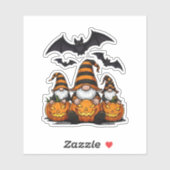 Halloween Kabouter Sticker (Vel)