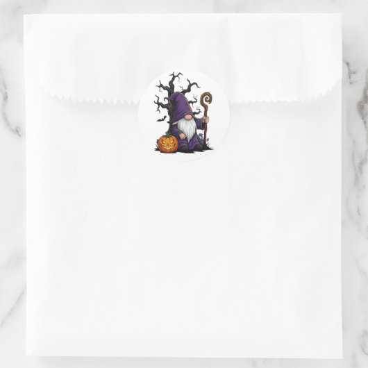 Halloween Kabouter Sticker (Tas)