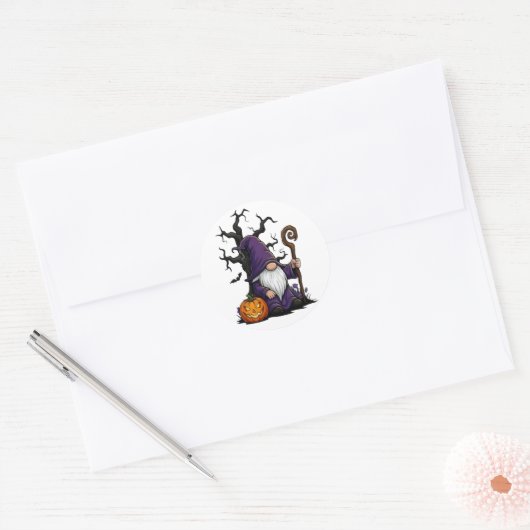 Halloween Kabouter Sticker (Envelop)