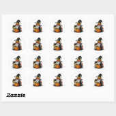 Halloween Kabouter Sticker (Vel)