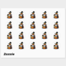 Halloween Kabouter Sticker