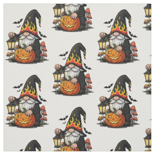 Halloween Kabouter Stof (Swatch)