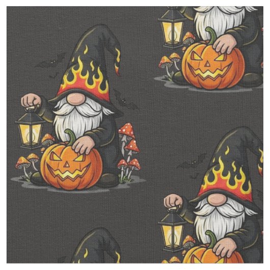 Halloween Kabouter Stof (Close Up)