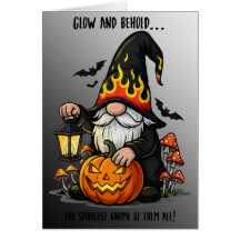 Halloween-kabouter-uitnodigingskaart