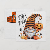 Halloween Kabouter Wenskaart Feestdagenkaart (Voorkant / Achterkant)