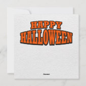 Halloween Kabouter Wenskaart Feestdagenkaart (Achterkant)