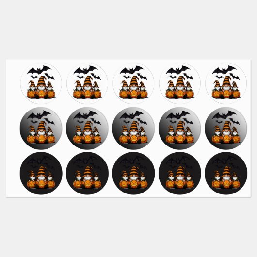 Halloween Kabouterlabels Labels (Vel)