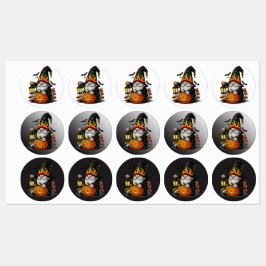 Halloween Kabouterlabels Labels