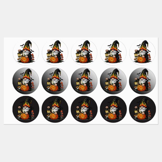 Halloween Kabouterlabels Labels (Vel)