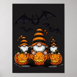 Halloween Kabouterposter Poster