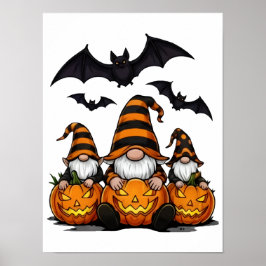 Halloween Kabouterposter Poster