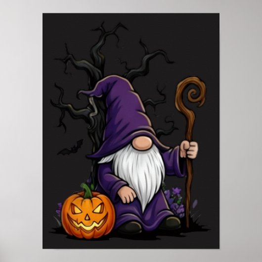 Halloween Kabouterposter Poster (Voorkant)