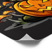 Halloween Kabouterposter Poster (Hoek)