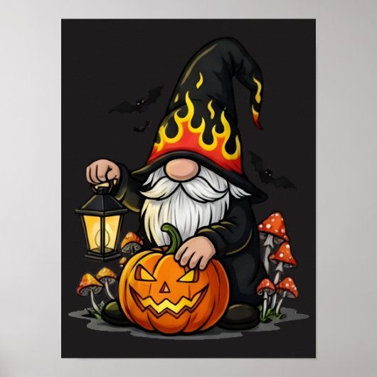 Halloween Kabouterposter Poster (Voorkant)