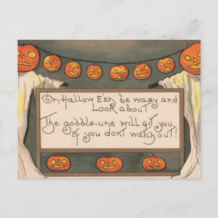 Halloween-kabouters Ansichtkaart Briefkaart