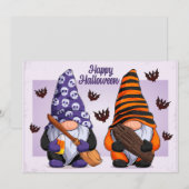 Halloween Kabouters  Feestdagenkaart (Voorkant / Achterkant)