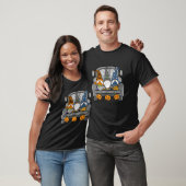 Halloween-kabouters Grappige Monsters Pompoengekru T-shirt (Unisex)