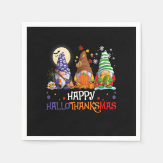 Halloween Kabouters Happy HalloThanksMas Thanksgiv Servet