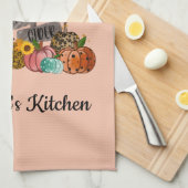 Halloween Kabouters, Herfst, Pompoenen Theedoek (Quarter Fold)