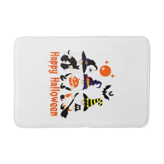 Halloween Kabouters Schattig Herfst Pompoen Herfst Badmat (Voorkant)