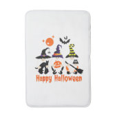 Halloween Kabouters Schattig Herfst Pompoen Herfst Badmat (Voorkant Verticaal)