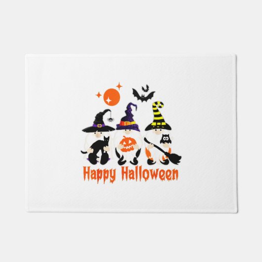 Halloween Kabouters Schattig Herfst Pompoen Herfst Deurmat (Voorkant)