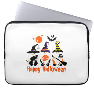 Halloween Kabouters Schattig Herfst Pompoen Herfst Laptop Sleeve