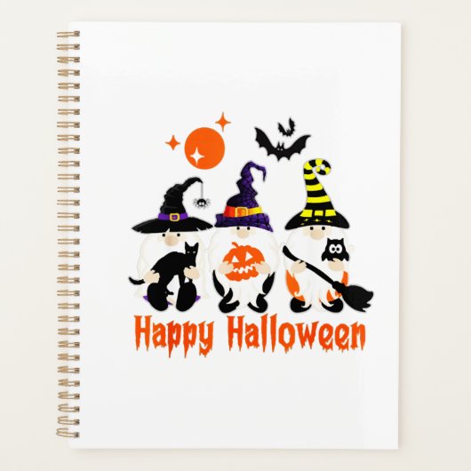 Halloween Kabouters Schattig Herfst Pompoen Herfst Planner (Voorkant)