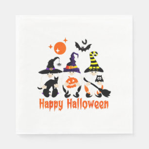 Halloween Kabouters Schattig Herfst Pompoen Herfst Servet