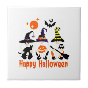 Halloween Kabouters Schattig Herfst Pompoen Herfst Tegeltje