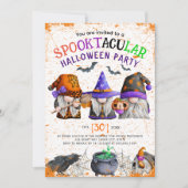 Halloween kabouters spookachtig Halloween feest Kaart (Voorkant)