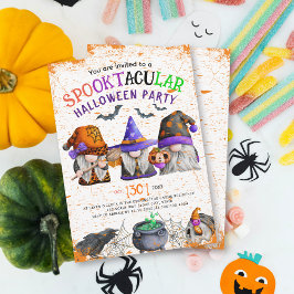 Halloween kabouters spookachtig Halloween feest Kaart