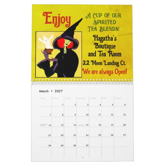 Halloween kalender 2025 (Mar 2027)