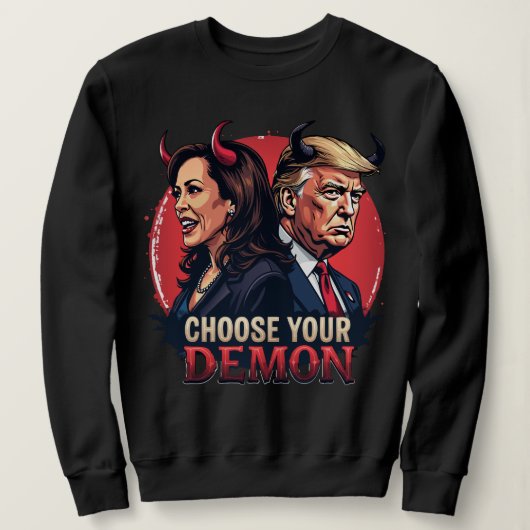 Halloween Kamala Harris Donald Trump Trui (Design voorkant)