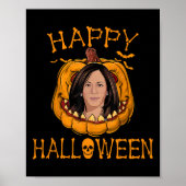 Halloween Kamala Harris Grappige Kerst 2023 Pumpk Poster (Voorkant)