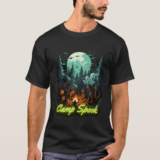 Halloween Kamp Spoken T-shirt (Voorkant)