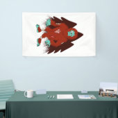 Halloween Kamperen Spandoek (Beurs)