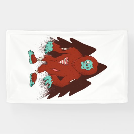 Halloween Kamperen Spandoek (Horizontaal)
