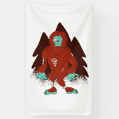 Halloween Kamperen Spandoek (Verticaal)