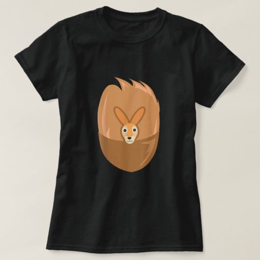 Halloween Kangaroo Costume - Kangaroo met Pocket T-shirt (Design voorkant)