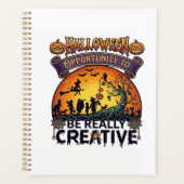 Halloween Kans Om Echt Creatief Heks Te Zijn Planner (Voorkant)