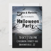 Halloween kantoor party aanpasbare uitnodiging (Voorkant)