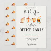 Halloween Kantoor Party Elegant Pompoen Spice Nice Kaart (Voorkant / Achterkant)