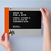 Halloween Kantoor Party Flyer (Hand)