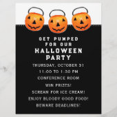 Halloween Kantoor Party Flyer (Voorkant)