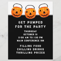Halloween Kantoor Party Flyer
