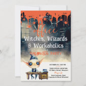 Halloween Kantoor Party Zakelijk Bedrijf Ghoul Kaart (Voorkant)