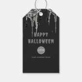 Halloween Kantoor Party Zakelijk Web Logo Cadeaulabel (Voorkant)
